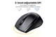 Мышь компьютерная UGREEN M511 беспроводная с USB-приемником 2.4G 1600 DPI Black (45012) - изображение 5