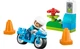 Конструктор Lego Duplo Town Синій поліцейський мотоцикл, 11 деталей 10471 - зображення 2