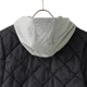 Куртка дитяча Nike Fleece Hooded Quilt Jacket 4 зріст 104 см Чорний 86N071-023 - зображення 7