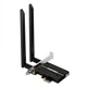 Wi-Fi/Bluetooth адаптер COMFAST CF-AX210 PRO WiFi6 / 5374 Мбіт/с / Bluetooth 5.3 / Два діапазони / PCI Express - зображення 1