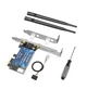Wi-Fi/Bluetooth адаптер Edup EP-9620 WiFi5 / AC1200 / Два диапазона / PCI Express - изображение 3