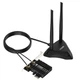 Wi-Fi/Bluetooth адаптер Edup AX210GS Pro WiFi6 / 5374 Мбіт/с / Bluetooth 5.3 / Два діапазони / PCI Express - зображення 1