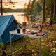 Кемпинговый стол Springos 80 x 60 см складной CS0184 Black - изображение 3