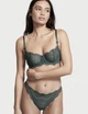 Трусики Victoria's Secret Dream Angel Lace Cheekini Темно зелені S - изображение 2