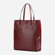 Torebka shopper damska ze skóry naturalnej The Bridge Mirra 04130401 01A Bordowa (800070359563) - obraz 2