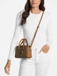 Сумка крос-боді через плече жіноча зі штучної шкіри маленька Michael Kors Laila 32F5G9IC0B 252 Коричнева (800070362006) - зображення 2