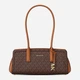 Сумка багет сідло жіноча зі штучної шкіри Michael Kors Laila 30T6G9IT0B 252 Коричнева (800070364535) - зображення 1