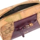 Torebka crossbody damska materiałowa mała Alviero Martini LG11G654 0304 Bordowa (800070364501) - obraz 4