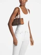 Сумка багет сідло жіноча зі штучної шкіри Michael Kors Laila 30T6G9IT0B 252 Коричнева (800070364535) - зображення 2