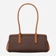 Сумка багет сідло жіноча зі штучної шкіри Michael Kors Laila 30T6G9IT0B 252 Коричнева (800070364535) - зображення 3