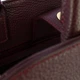 Torebka crossbody damska ze skóry naturalnej duża Iuntoo Cluana 13182 7K Fioletowa (800070365062) - obraz 5