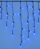Гирлянда Штора-дождик КОНУС 200 LED, 5м х 0.6м, черный провод, синяя, 220 В, 1570-02 - изображение 2