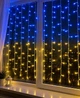 Гирлянда Штора 120 LED, 1.8м х 1.2м, желто-синяя, 220 В, 1518-26 - изображение 1