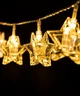 Гирлянда Прищепка-Звездочка 12 LED, 5 м, теплый белый, с переходником, 220 В, 1698-36 - изображение 1