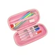 Пенал Cool For School блестящий 1 отделение с органайзером розовый (QT-5780-Pink) - изображение 2