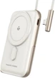 Батарея універсальна Choetech B735 10000mAh 20W PD MagSafe Wireless з вбудованим USB-C кабелем White (B735-CCWH) - зображення 1