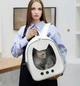 Рюкзак-переноска для кошек и собак 34х31х18 CosmoPet CP-35 White - изображение 14