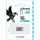 Флеш-накопичувач Wibrand Flash USB 2.0 Hawk 16Gb Silver (WI2.0/HA16M1S) - зображення 2