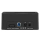 Зовнішня кишеня Maiwo для HDD 2,5"/3,5" SATA через USB3.0 безвинтов. крепление пластик черн. (K308P) - зображення 4