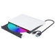 Оптичний привід Gembird Gembird, White, DVD+/-RW, USB 3.1 / Type-C (DVD-USB-03-BW) - зображення 1