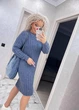Женское платье вязаное джинсовое 42-56 с1524.5065 - изображение 4