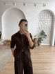 Кардиган женский укороченый шоколадный 42-48 г1435.4575 - изображение 2