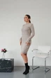 Жіноча сукня в'язана бежева 42-50 с1524.5016 - зображення 6