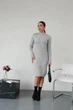 Жіноча сукня в'язана сіра 42-50 с1524.5016 - зображення 5