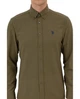 Рубашка мужская приталенная U.S. Polo Assn. 2348254OLIVE M оливковая (8683859552993) - изображение 6