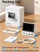 Док-станція Hagibis Mini Monitor USB-C з дисплеєм 3.5" IPS HDMI/USB3.0 - зображення 3