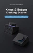 Док-станція Hagibis Black-1102A USB-C з регулятором гучності RGB RJ45 - зображення 9