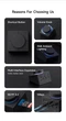 Док-станція Hagibis Black-1102A USB-C з регулятором гучності RGB RJ45 - зображення 10