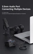 Док-станція Hagibis Black-1102A USB-C з регулятором гучності RGB RJ45 - зображення 13
