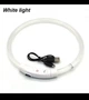 Яркий светодиодный LED ошейник для собак и кошек 70 см (можно укорачивать) с USB-заряд. Видимость до 500м в темноте. Цвет белыый. - изображение 10