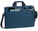 Сумка для ноутбука 15.6" RivaCase 8335 Blue синя водоотталкивающая противоударная с ремнем на плечо (8335-BLU-Case) - изображение 1
