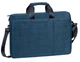Сумка для ноутбука 15.6" RivaCase 8335 Blue синя водоотталкивающая противоударная с ремнем на плечо (8335-BLU-Case) - изображение 3