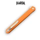 Ніж складний Karda J097 orange handle tanto blade - изображение 4