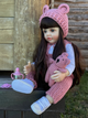 Реалістична Кукла Реборн 55 см повністю вінілова Doll Reborn Baby К0100202 - зображення 3