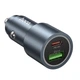 Автомобільний зарядний пристрій HOCO Z60 Bloom 48W dual-port PD30W+QC3.0 multi-protocol car charger Metal Gray - зображення 6