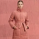 Ткань плащевая жатка IDEIA 150 см 130 гр/м2, 100% полиэстер, для курток, плащей и верхней одежды темная пудра м.п. - изображение 8