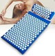 Килимок масажний Acupressure Mat з валиком акупунктурний для спини шиї та релаксації - зображення 2