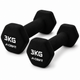 Гантелі вінілові Crivit 2 x 3 кг Black (RD4838131820251) - изображение 2