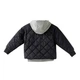 Куртка дитяча Nike Fleece Hooded Quilt Jacket 4 зріст 104 см Чорний 86N071-023 - зображення 2