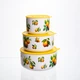 Контейнеры для еды фарфоровые Lemon 9,5/13/15 см Yiwu TS-3P-1 [[optionset1]] TS-3P-1 TS-3P-1 - изображение 3