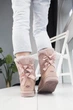 Жіночі уггі Пудра Середні Замша 2 Банти UGG Bailey Bow II Dusk Pink (39, пудра) - изображение 10