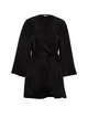 Халат Victoria's Secret Satin Short Robe Black M/L Чорний (27178925D) - зображення 3