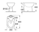 Унитаз напольный безободковый GROHE BAU CERAMIC 39428000 - изображение 2