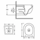 Унитаз подвесной Qtap Taurus Ultra Quiet 515×360×350 мм, White, с сиденьем Slim Duroplast / Soft-close / Quick Release QTTAU26W49116 QTAP QTTAU26W491 - изображение 2