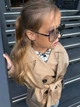 Тренч коттон короткий 146см бежевий пальто - изображение 9