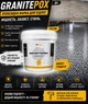 Фарба епоксидна Granitepox Imitation Granite Epoxy фарба з ефектом граніту гранітного кольору декоративне покриття об'єм 1 л - зображення 2